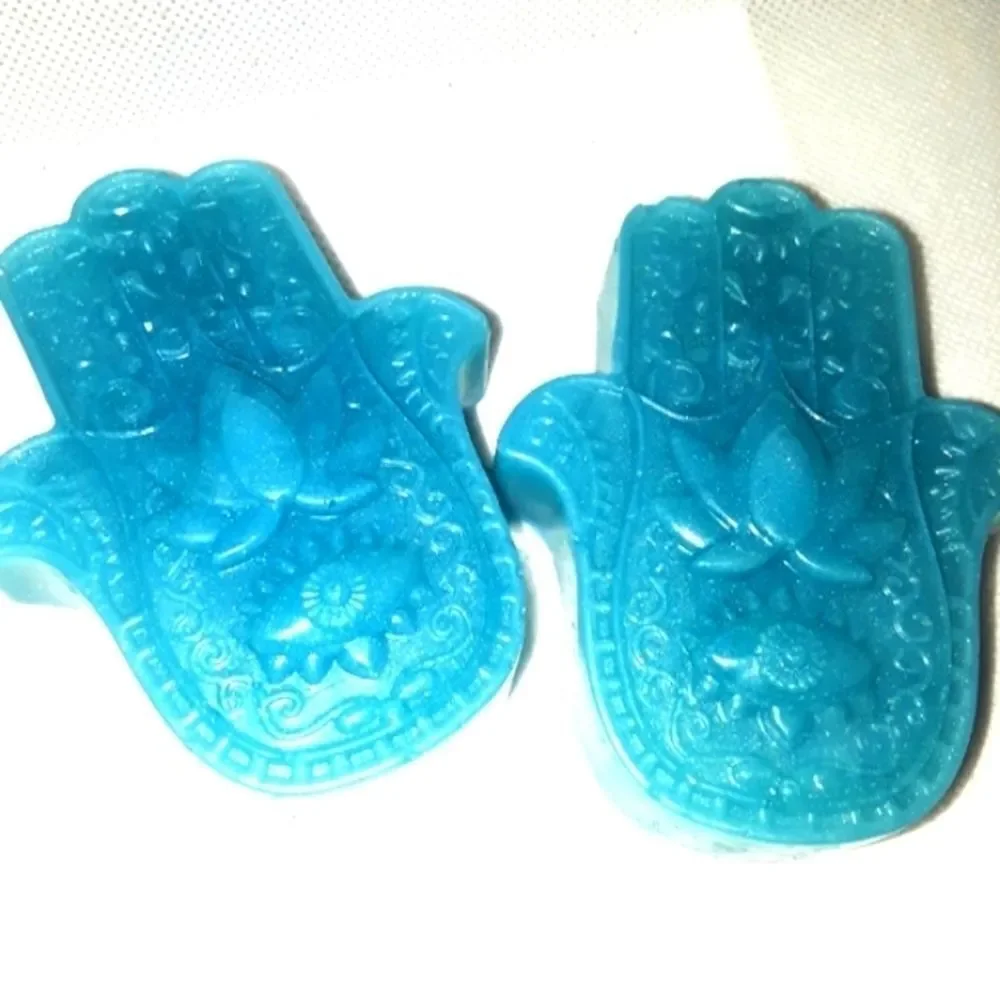 HAND crafted positive eye organic Blueberry soap bar